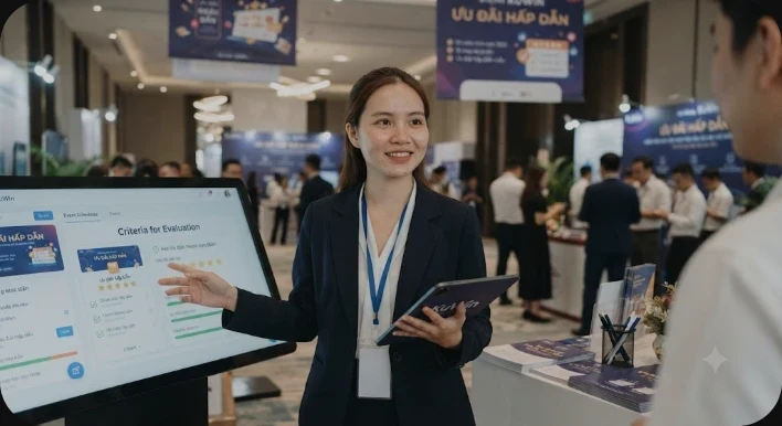 Biểu tượng khiên vàng phát sáng minh họa tiêu chí đánh giá chương trình khuyến mãi uy tín.