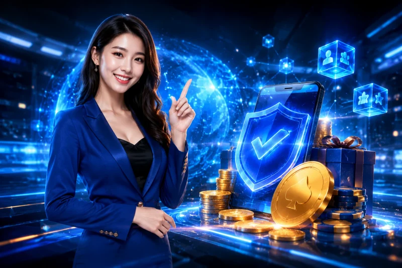 Hình ảnh minh họa khái niệm miễn trừ trách nhiệm với các đường ranh giới kỹ thuật số và biểu tượng cân bằng