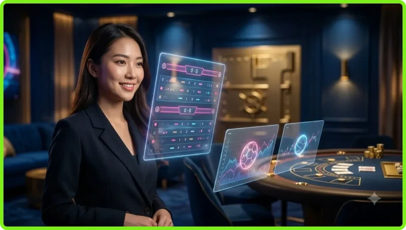 Tổng quan cá cược trực tuyến cho người mới với giao diện xem trận đấu trực tiếp